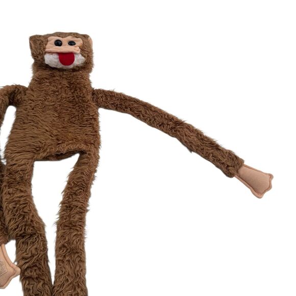 VTG 1980 FURRY HUGGEMS 38" Brown Tan Hanging Full Body Hand Monkey PUPPET Korea - Picture 10 of 16